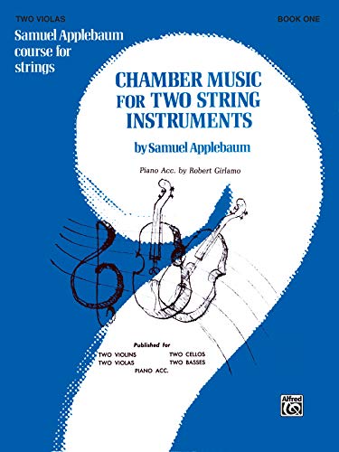 Imagen de archivo de Chamber Music for Two String Instruments, Bk 1: 2 Violas a la venta por HPB-Ruby