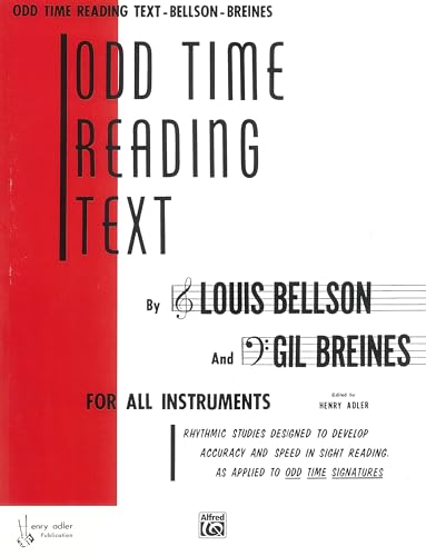 9780769233727: Louis bellson and gil breines: odd time reading text: For All Instruments