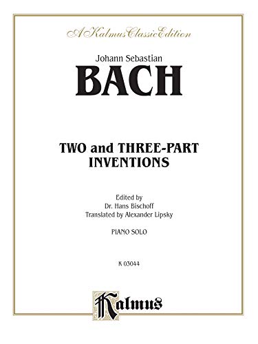 9780769234595: Two- and Three-Part Inventions (Kalmus Edition)