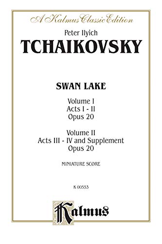 Beispielbild fr Swan Lake, Op. 20: Miniature Score: 1 & 2 (Kalmus Edition) zum Verkauf von Redux Books