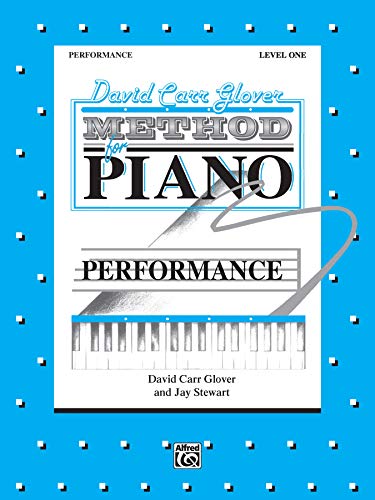 Beispielbild fr David Carr Glover Method for Piano Performance: Level 1 zum Verkauf von Teachers Discount Music