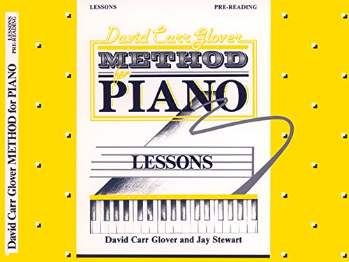 Imagen de archivo de David Carr Glover Method for Piano Lessons: Pre-Reading a la venta por Goodwill of Colorado
