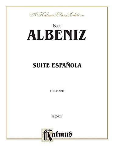 Beispielbild fr Suite Espanola (Kalmus Edition) zum Verkauf von Front Cover Books
