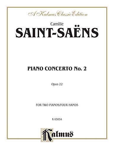 Imagen de archivo de Saint Saens / Piano Concerto #2 (Advanced Piano Duet) (Kalmus Edition) a la venta por Magers and Quinn Booksellers