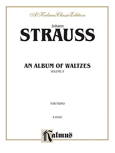 Beispielbild fr Waltzes, Vol 2 (Kalmus Edition) zum Verkauf von Magers and Quinn Booksellers