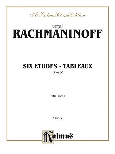 9780769241449: Etudes Tableaux, Op. 33 (Kalmus Edition)