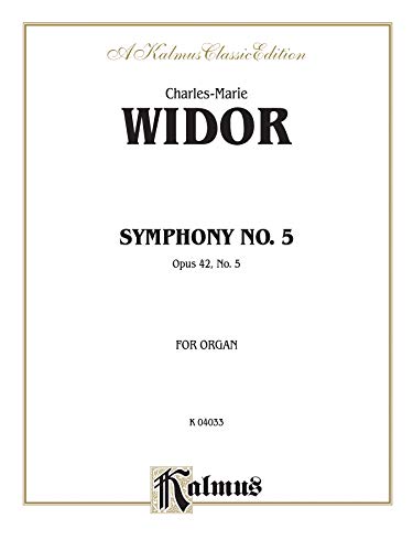 Stock image for Symphony No. 5, Op. 42 (Kalmus Edition) for sale by Magers and Quinn Booksellers