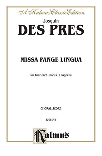 9780769244136: Missa Pange Lingua: Satb, A Cappella (Latin Language Edition) (Kalmus Edition)