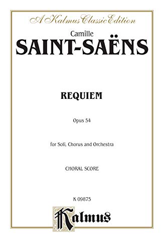 Imagen de archivo de Requiem, Op. 54 (Kalmus Edition) a la venta por Ergodebooks