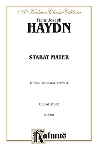 9780769245232: Stabat Mater: SATB with SATB Soli (Orch.) (Latin Language Edition) (Kalmus Edition) (Latin Edition)
