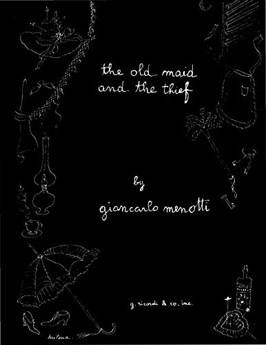 Imagen de archivo de The Old Maid and the Thief : English Language Edition, Vocal Score a la venta por Better World Books