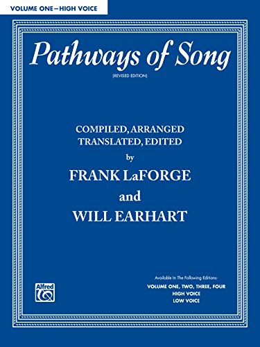 Imagen de archivo de Pathways of Song, Vol 1: High Voice (Pathways of Song Series) a la venta por SecondSale