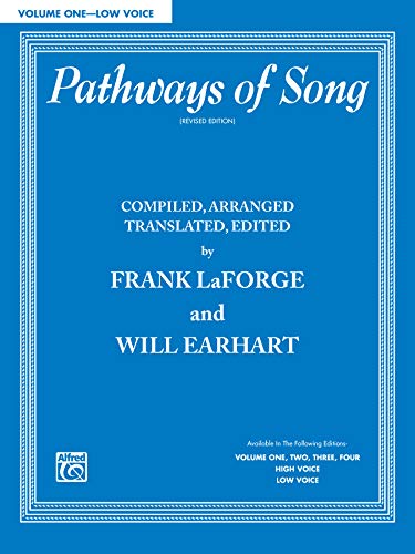 Stock image for Pathways of Song, Vol 1: Low Voice (Pathways of Song Series, Vol 1) for sale by HPB-Ruby