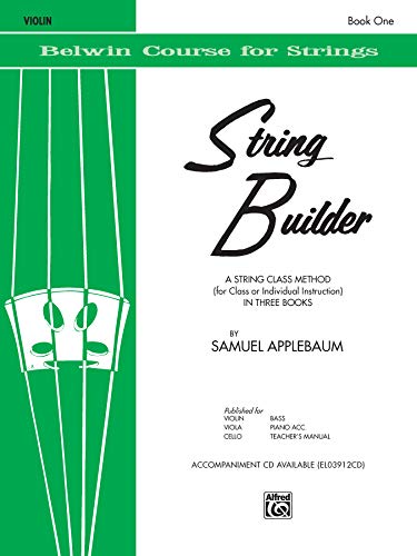 Imagen de archivo de String Builder Violin Book One (Belwin Course for Strings) a la venta por SecondSale