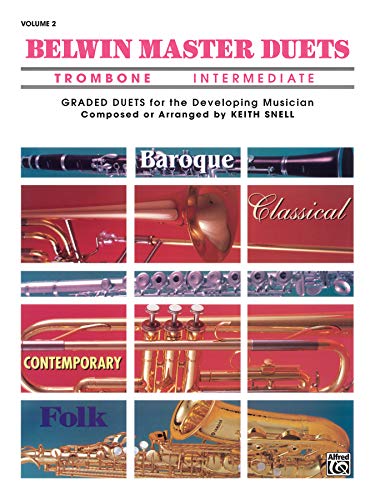 Stock image for Belwin Master Duets Trombone Intermediate, Vol. 2 for sale by HPB Inc.