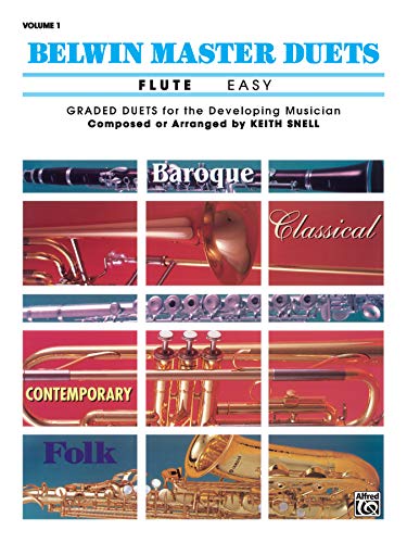 Beispielbild fr Belwin Master Duets (Flute), Vol 1: Easy zum Verkauf von HPB-Ruby