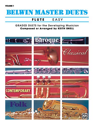 9780769254920: Belwin Master Duets Flute, Easy: Graded Duets for the Developing Musician: 1