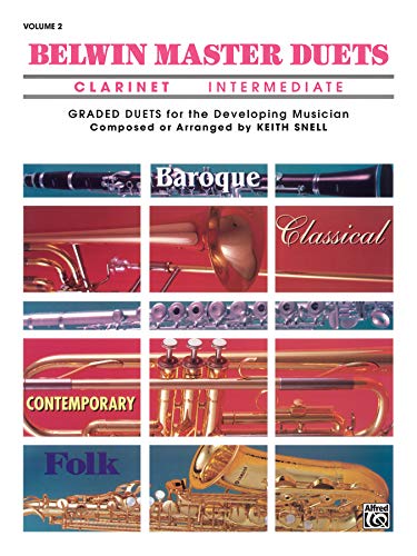 Stock image for Belwin Master Duets (Clarinet), Vol 2: Intermediate (Belwin Master Duets, Vol 2) for sale by GF Books, Inc.