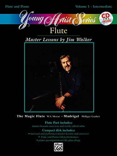 Young Artist, Vol 1: For Flute and Piano (Intermediate), Book & CD (Young Artist Series, Vol 1) (9780769257365) by Walker, Jim