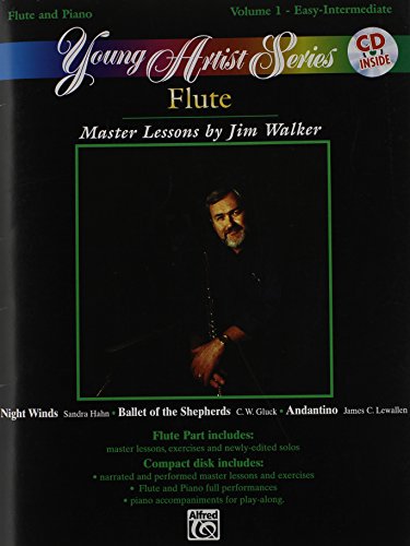 Young Artist, Vol 1: For Flute and Piano (Easy/Intermediate), Book & CD (Young Artist Series, Vol 1) (9780769257372) by Walker, Jim