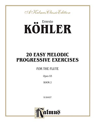 Imagen de archivo de Twenty Easy Melodic Progressive Exercises, Op. 93 a la venta por GreatBookPrices