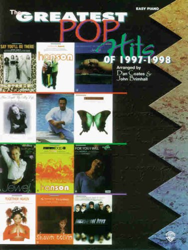 Stock image for The Greatest Pop Hits of 1997-1998 for sale by Abyssbooks