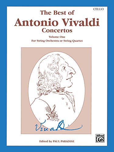 9780769260235: The Best of Antonio Vivaldi Concertos, Volume One: For String Orchestra or String Quartet