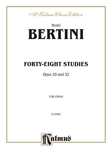 Forty-eight Studies, Op. 29 & 32 (Kalmus Edition) [Soft Cover ]