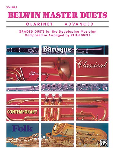 Stock image for Belwin Master Duets (Clarinet), Vol 2: Advanced for sale by Magers and Quinn Booksellers