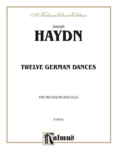 Stock image for Twelve German Dances (Kalmus Edition) for sale by Magers and Quinn Booksellers