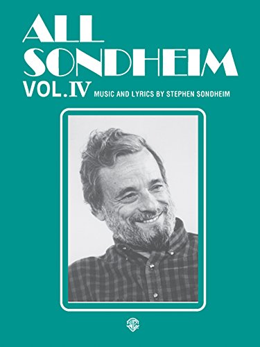 Imagen de archivo de All Sondheim, Vol 4: Piano/Vocal/Chords a la venta por Front Cover Books