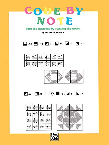 Imagen de archivo de Code by Note, Bk 1: Find the Patterns by Reading the Notes, Coloring Book (Color by Note, Bk 1) a la venta por GF Books, Inc.