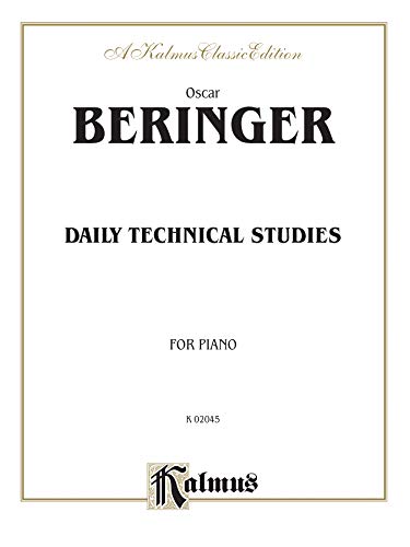 9780769264141: Daily Technical Studies for Piano (Kalmus Edition)