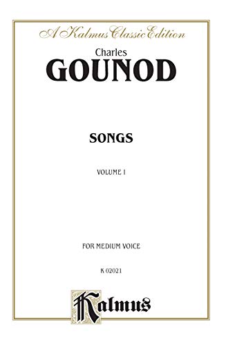 Beispielbild fr Songs: Volume 1-For Medium Voice (Kalmus Edition) (French Edition) zum Verkauf von Magers and Quinn Booksellers