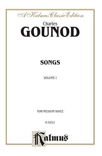 Imagen de archivo de Songs: Volume 1-For Medium Voice (Kalmus Edition) (French Edition) a la venta por Magers and Quinn Booksellers
