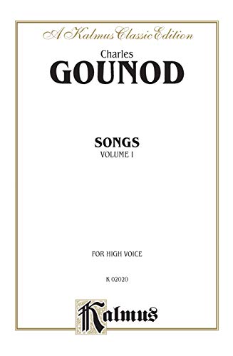 Beispielbild fr Songs, Vol 1: High Voice (French Language Edition) (Kalmus Edition) zum Verkauf von Revaluation Books