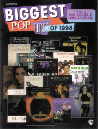 Stock image for Biggest Pop Hits of 1998 for sale by Antiquarius Booksellers