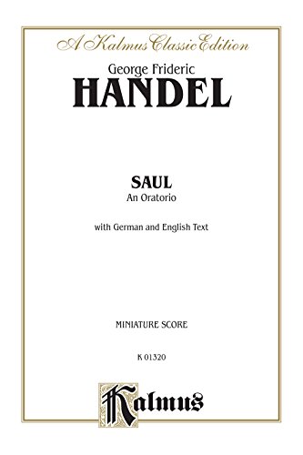 Saul. An Oratorio with English and German Texts. - Händel, Georg Friedrich.
