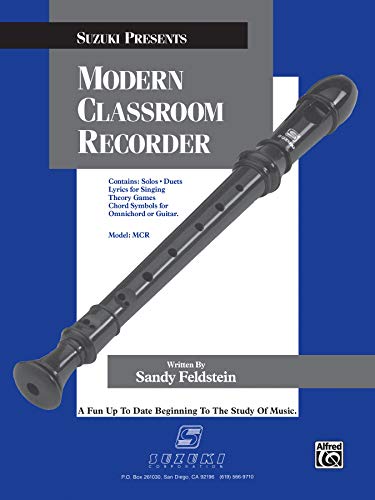 Beispielbild fr Suzuki Modern Classroom Recorder zum Verkauf von Better World Books