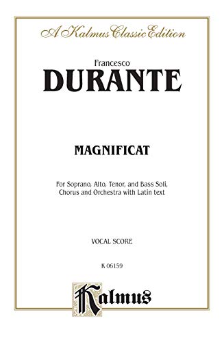 9780769274638: Magnificat: Satb with Satb Soli (Latin Language Edition) (Kalmus Edition)