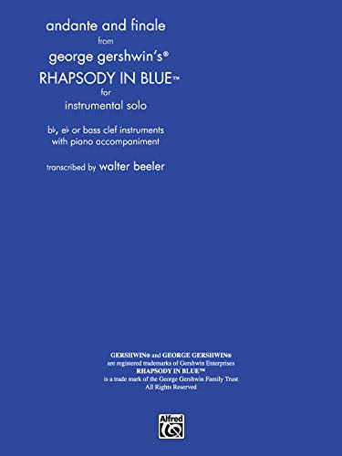 Andante and Finale from Rhapsody in Blue (9780769275468) by Walter Beeler