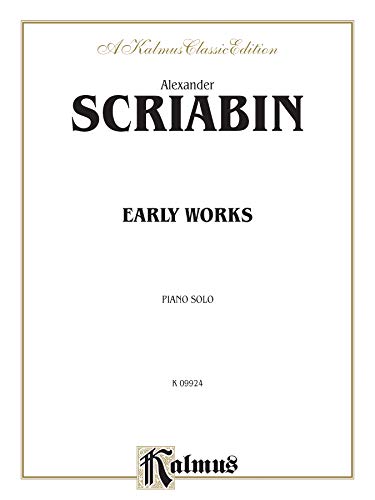 Stock image for Scriabin Early Works for sale by Revaluation Books