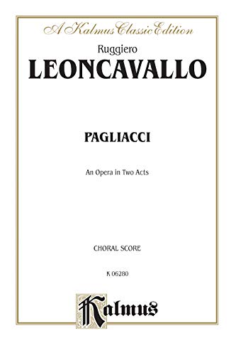 9780769278414: I Pagliacci: Chorus Parts Italianenglish Language Editionchorus Parts