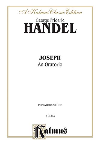 Joseph (1744): German, English Language Edition, Comb Bound Miniature Score (Kalmus Edition) (German Edition) (9780769278490) by [???]