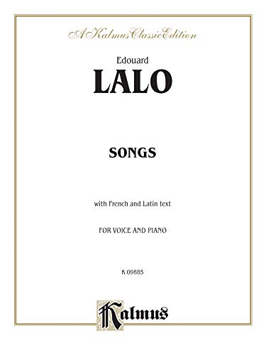 Imagen de archivo de Songs for Voice and Piano (Kalmus Edition) a la venta por Magers and Quinn Booksellers