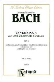 9780769282664: Cantata No. 3 - Ach Gott, Wie Manches Herzeleid, Kalmus Edition