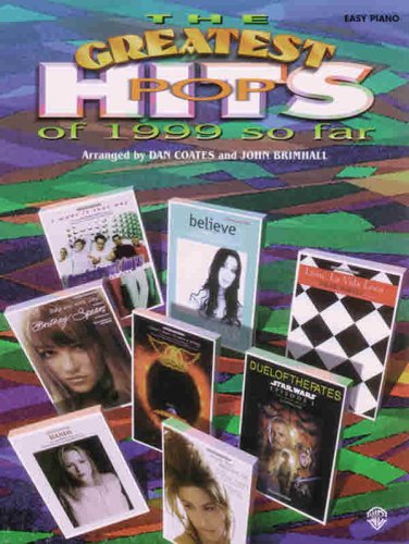 Imagen de archivo de The Greatest Pop Hits of 1999 / Easy Piano a la venta por books4u31