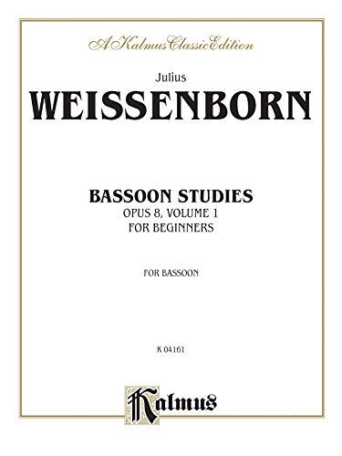 Imagen de archivo de Bassoon Studies for Beginners, Op. 8 (Kalmus Edition) a la venta por Magers and Quinn Booksellers