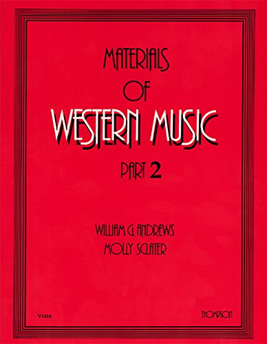 Beispielbild fr Materials of Western Music Part 2 zum Verkauf von Magers and Quinn Booksellers