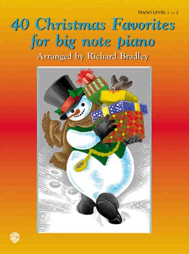 40 Christmas Favorites for Big Note Piano (9780769286280) by [???]